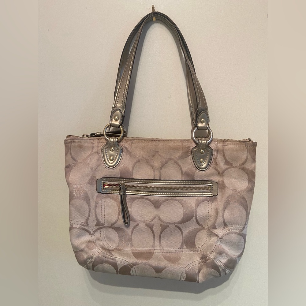 Vintage Coach Monogram Bag
